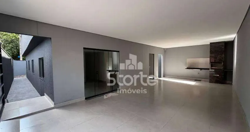 Casa com 3 dormitórios à venda, 160 m² por r$ 450.000 - mansour - uberlândia/mg