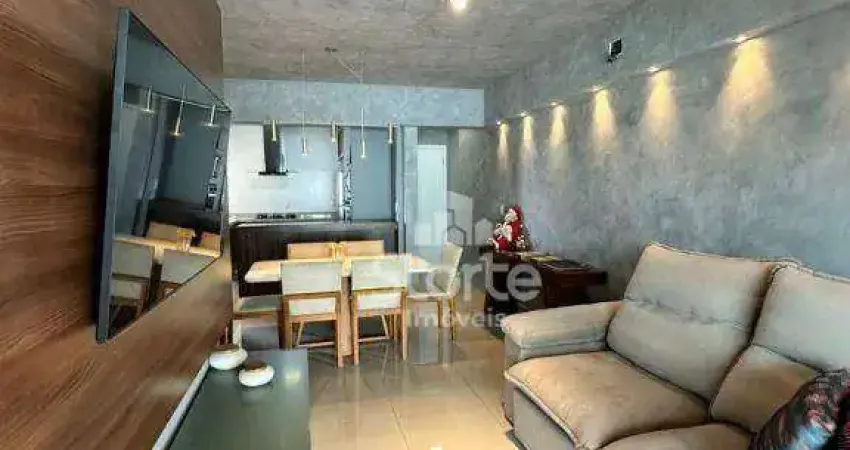 Apartamento com 3 dormitórios para alugar, 110 m² por r$ 5.530,00/mês - centro - uberlândia/mg