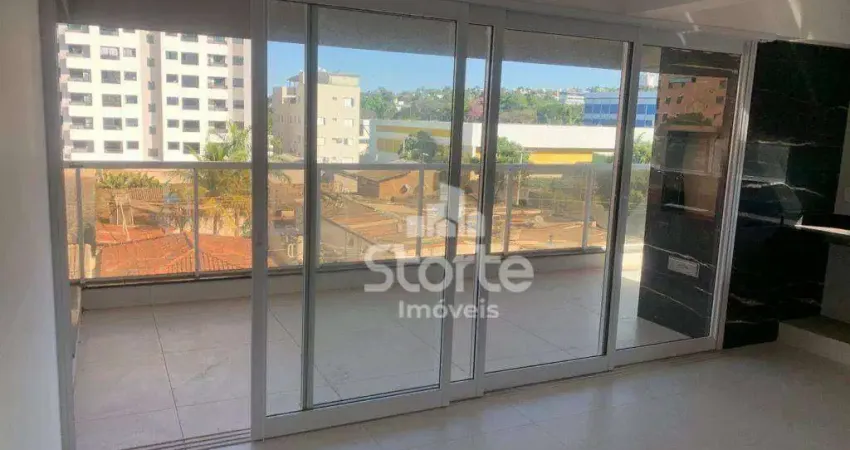 Apartamento com 3 suites, 142 m² - venda por r$ 1.430.000 ou aluguel por r$ 7.767/mês - copacabana - uberlândia/mg
