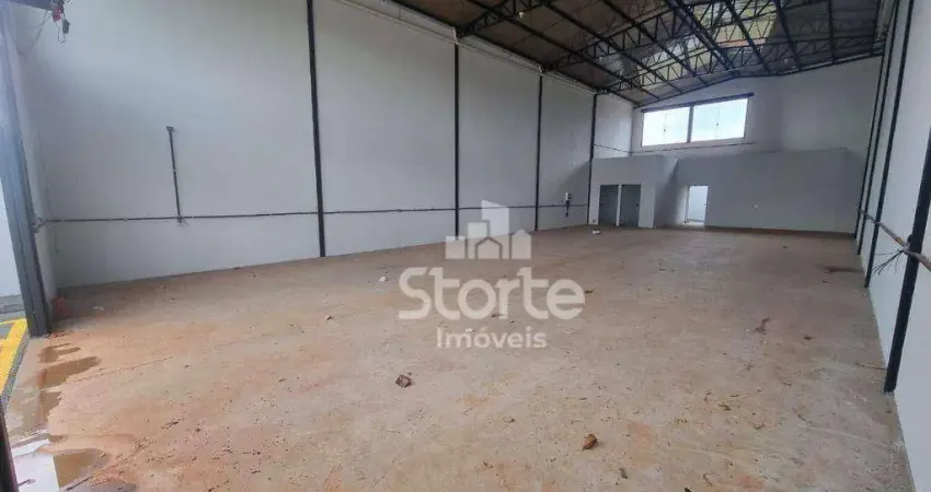 Galpão, 262 m² - venda por r$ 950.000,00 ou aluguel por r$ 7.500,00/mês - novo mundo - uberlândia/mg