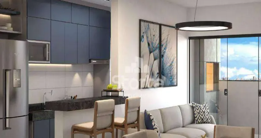 Apartamentos com 2 dormitórios e elevador à venda, de 57m² a 73 m² a partir de r$ 350.000 - santa mônica - uberlândia/mg