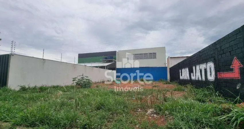 Terreno à venda, 303 m² por r$ 320.000 - novo mundo - uberlândia/mg