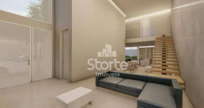 Casa com 4 suites à venda, 342 m² por r$ 3.600.000 - condomínio golden village - jardim sul - uberlândia/mg