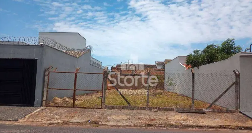 Terreno contra-esquina à venda, 250m² por r$ 295.000 - jardim europa - uberlândia/mg