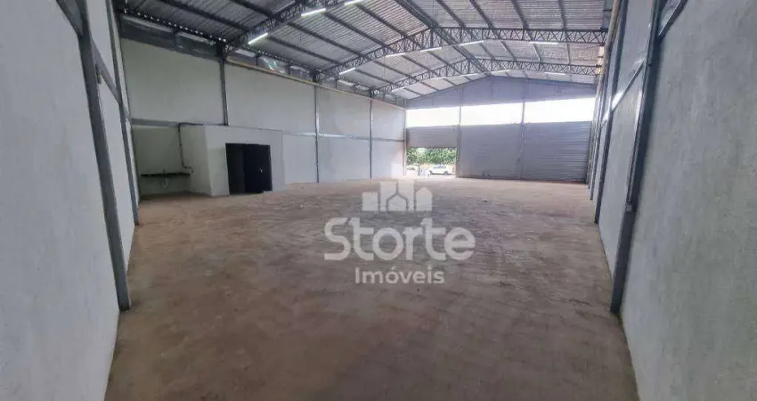 Galpão para alugar, 385 m² por r$ 11.500,00/mês - tibery - uberlândia/mg