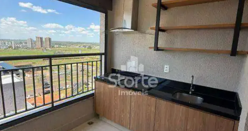 Apartamento com 3 dormitórios para alugar, 103m² por r$ 5.500/mês + condomínio - jardim sul - uberlândia/mg