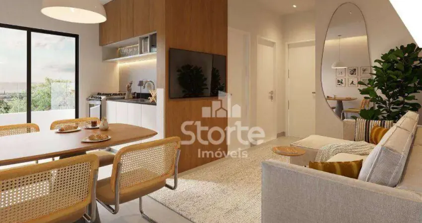 Apartamento com 2 dormitórios à venda, 53m² à 68m² sendo a partir de r$ 342.000 - santa mônica - uberlândia/mg