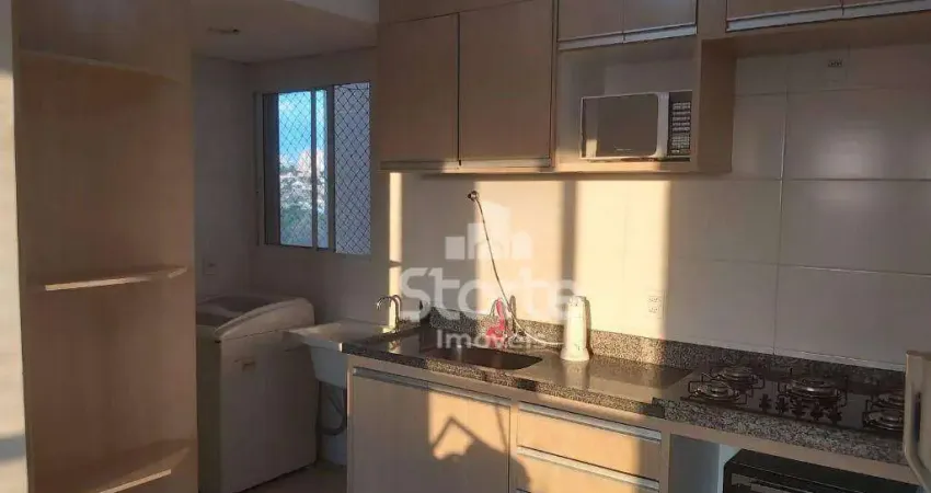 Apartamento com planejados - 2 dormitórios à venda, 55 m² por r$ 250.000 - jardim inconfidência - uberlândia/mg