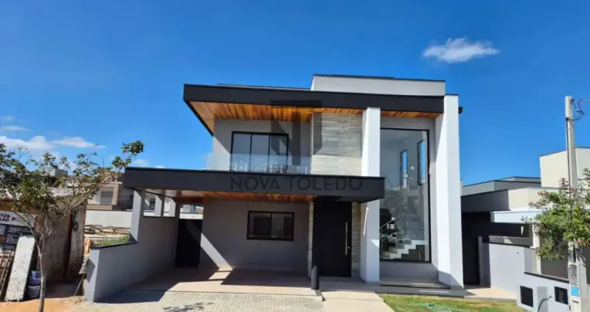CASA SOBRADO Á VENDA - 257,78M² - 4 DORMITÓRIOS SENDO 4 SUÍTES - CONDOMÍNIO RUDÁ - BAIRRO FLORESTA - SJC