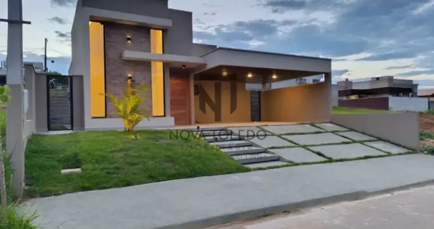 Casa a venda com 3 dormitórios sendo 1 suite master - condomínio fechado - terras do vale caçapava.