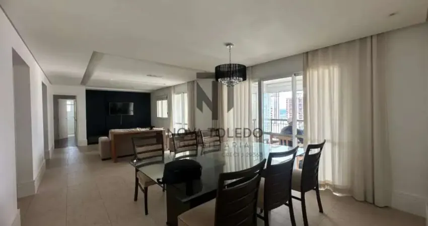 Apartamento de alto padrão mobiliado para locação - 3 suítes, 194 metros - jardim aquarius.