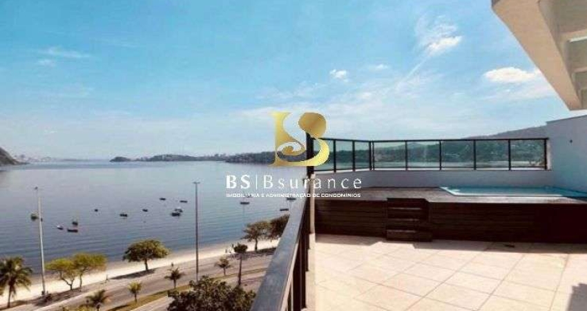 Cobertura com 4 dormitórios, 240 m² - venda por R$ 2.200.000 ou aluguel por R$ 18.430/mês - Charitas - Niterói/RJ