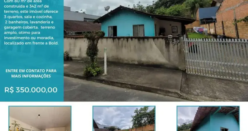 Casa à venda no bairro João Pessoa – Jaraguá do Sul!**