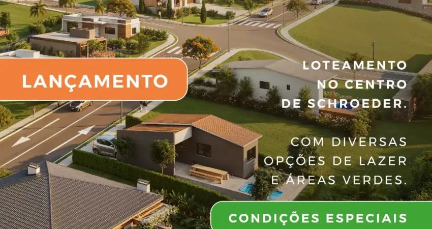 Oportunidade para investimento em schroeder!!!! entrada de 10% e parcelamento direto com a loteadora!!!!!