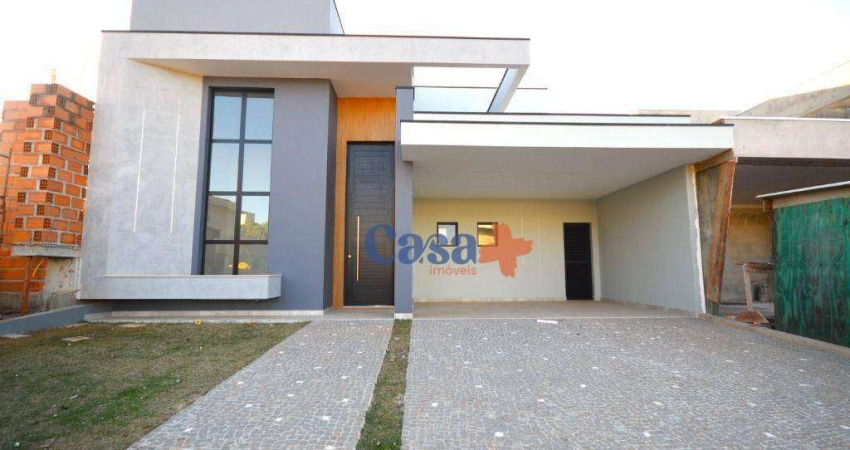 Casa com 3 dormitórios à venda, 170 m² por R$ 1.337.000,00 - Condomínio Royal Garden - Paulínia/SP