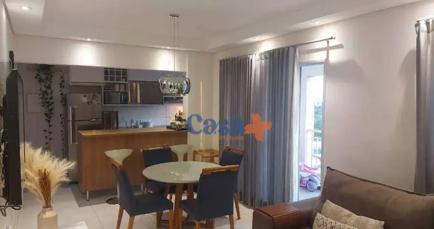 Apartamento com 2 dormitórios à venda, 71 m² por R$ 545.000,00 - Residencial Tons do Morumbi - Paulínia/SP