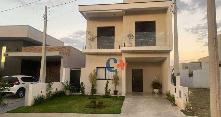 Casa com 3 dormitórios à venda, 140 m² por R$ 1.250.000,00 - Condomínio Residencial Terras da Estância - Ala do Bosque - Paulínia/SP
