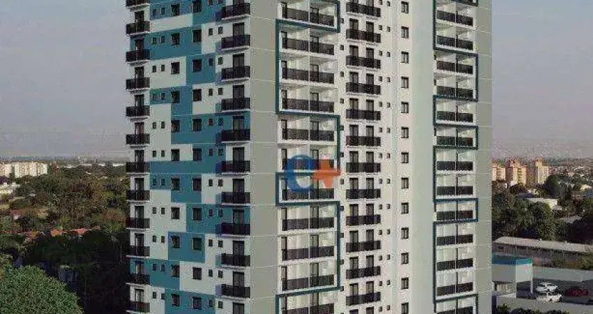 Apartamento com 2 dormitórios à venda, 62 m² por R$ 491.000,00 - Residencial Villa Lombardia - Paulínia/SP