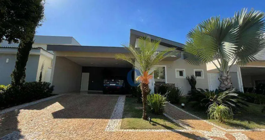 Belíssima casa térrea com 4 suítes e  com 284m² de construção à venda por r$ 1.590.000 - condomínio athenas - paulínia/sp!