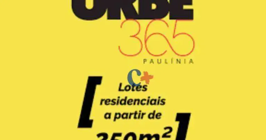 Terreno à venda, 250 m² por R$ 135.000 + parcelas - Urbe 365 - Paulínia/SP
