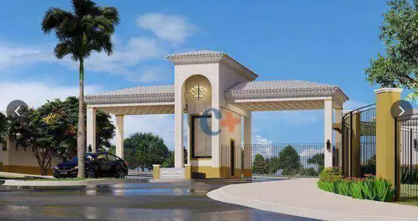 Terreno à venda, 200 m² por R$ 260.000,00 - Residencial Terras da Fazenda - Ala dos Pássaros - Paulínia/SP