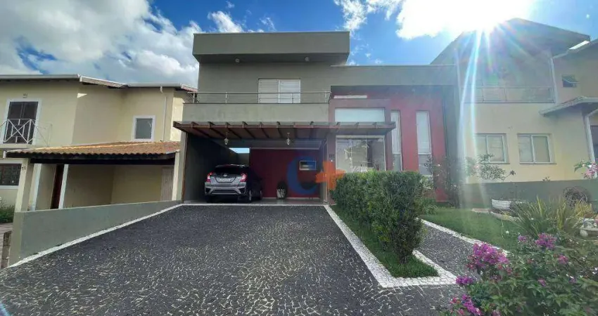 Sobrado com 3 suítes à venda, com construção de 300m² por r$ 1.370.000 - condomínio campos do conde i - paulínia/sp