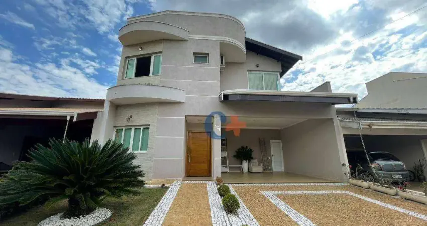 Casa com 4 dormitórios para alugar, 256 m² por r$ 8.212,40/mês - condomínio campos do conde i - paulínia/sp