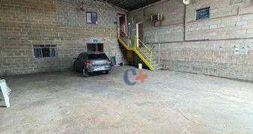 Barracão para alugar, 350 m² por r$ 13.005,01/mês - santa terezinha - paulínia/sp