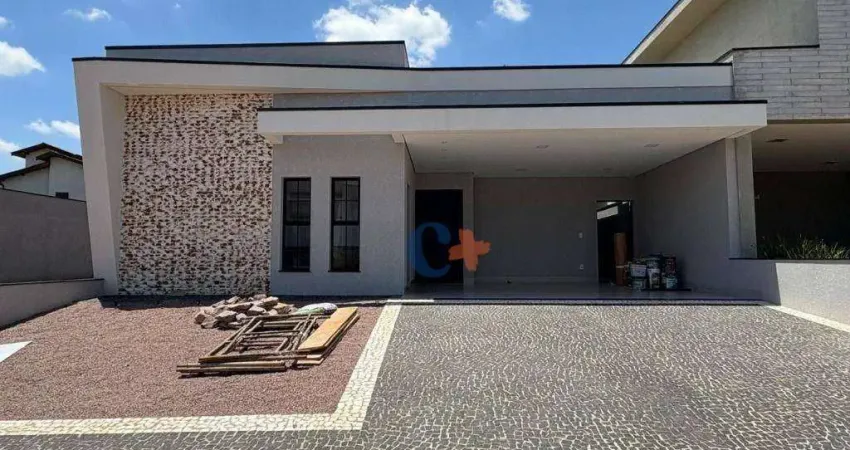 Casa com 3 dormitórios suítes à venda, 202 m² por r$ 1.700.000 - condomínio royal garden - paulínia/sp