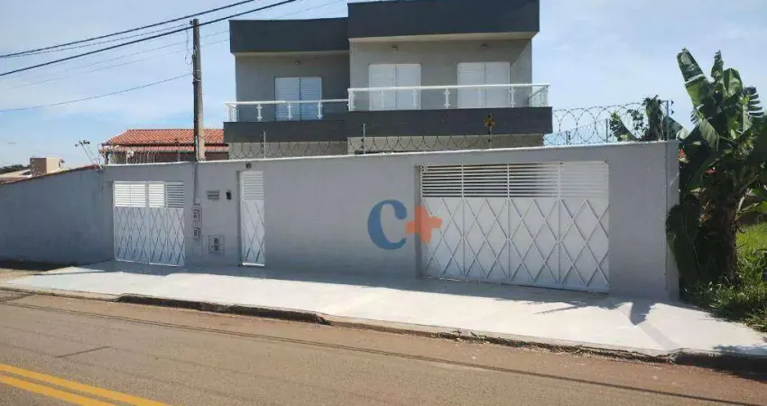 Casa com 6 dormitórios sendo casa de frente e de fundo à venda, 412 m² por r$ 1.300.000 - recanto do lago - paulínia/sp