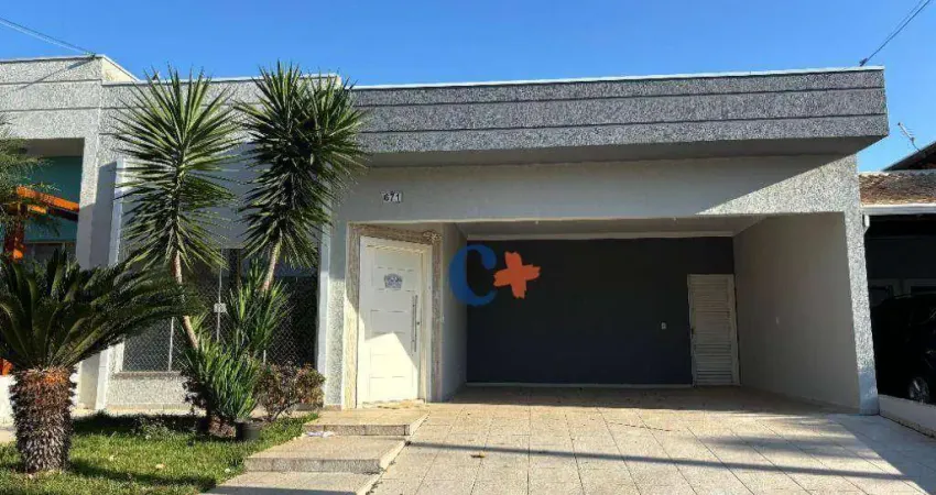 Casa com 3 dormitórios à venda, 180 m² por r$ 900.000,00 - condomínio campos do conde i - paulínia/sp