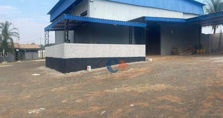 Barracão para alugar, 800 m² por r$ 35.000,02/mês - joão aranha - paulínia/sp