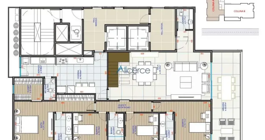 Luxo: cobertura duplex com 04 suítes e 04 vagas de garagem no santa helena