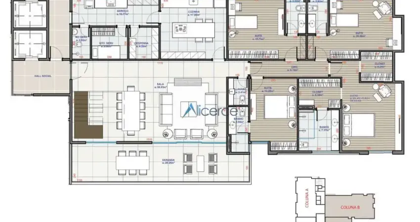 Luxo: cobertura duplex com 04 suítes e 05 vagas de garagem no santa helena