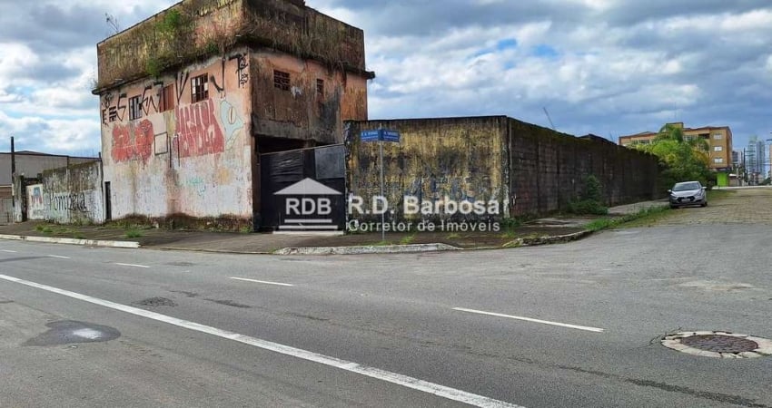 Terreno comercial para alugar na Avenida Doutor Roberto de Almeida Vinhas, Vila Caiçara, Praia Grande
