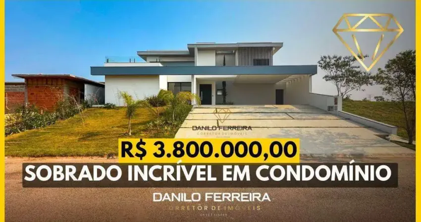 Casa com 4 dormitórios à venda, 330 m² por R$ 3.800.000,00 - Condomínio Campos de Santo Antonio II - Itu/SP