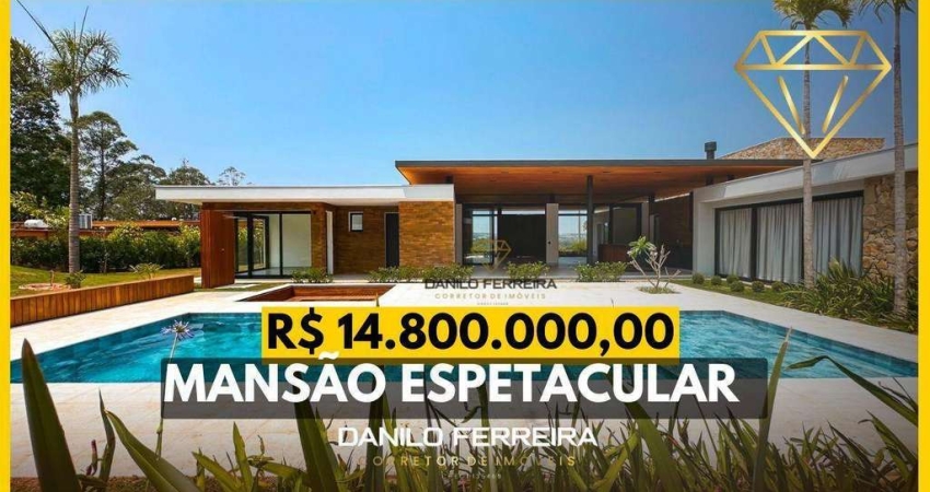 Casa com 6 dormitórios, 785 m² - venda por R$ 14.800.000,00 ou aluguel por R$ 62.801,00/mês - Terras de São José - Itu/SP