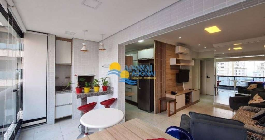 Apartamento com 2 dormitórios à venda, 65 m² por R$ 850.000,00 - Pitangueiras - Guarujá/SP