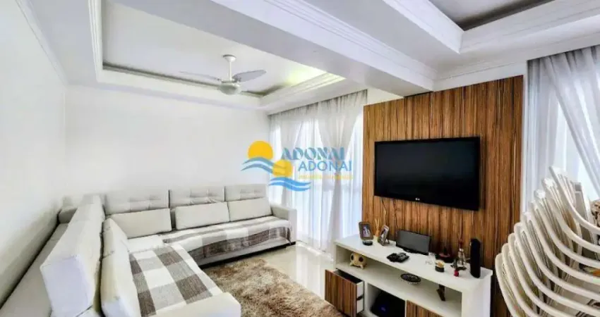 Apartamento com 3 dormitórios à venda, 130 m² por r$ 1.000.000,00 - pitangueiras - guarujá/sp