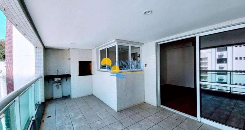 Apartamento com 3 dormitórios à venda, 110 m² por R$ 860.000,00 - Pitangueiras - Guarujá/SP