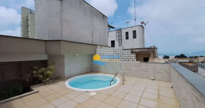 Cobertura com 3 dormitórios à venda, 186 m² por R$ 650.000,00 - Enseada - Guarujá/SP