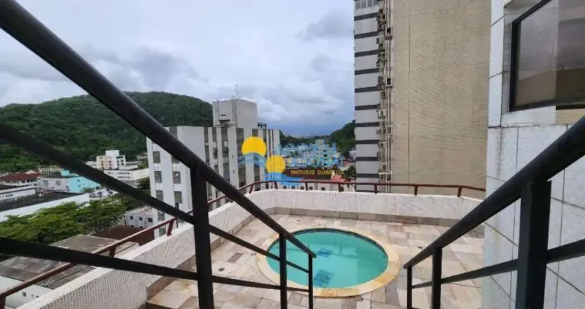Cobertura com 3 dormitórios à venda, 180 m² por R$ 900.000,00 - Pitangueiras - Guarujá/SP