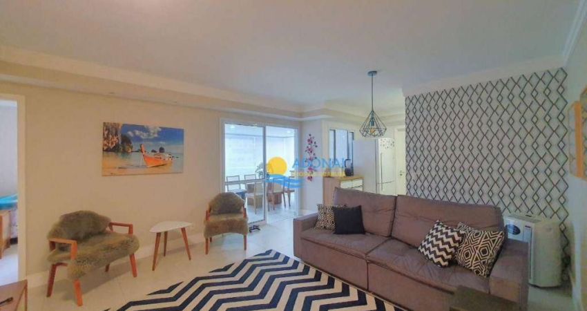 Apartamento com 3 dormitórios à venda, 103 m² por R$ 830.000,00 - Pitangueiras - Guarujá/SP