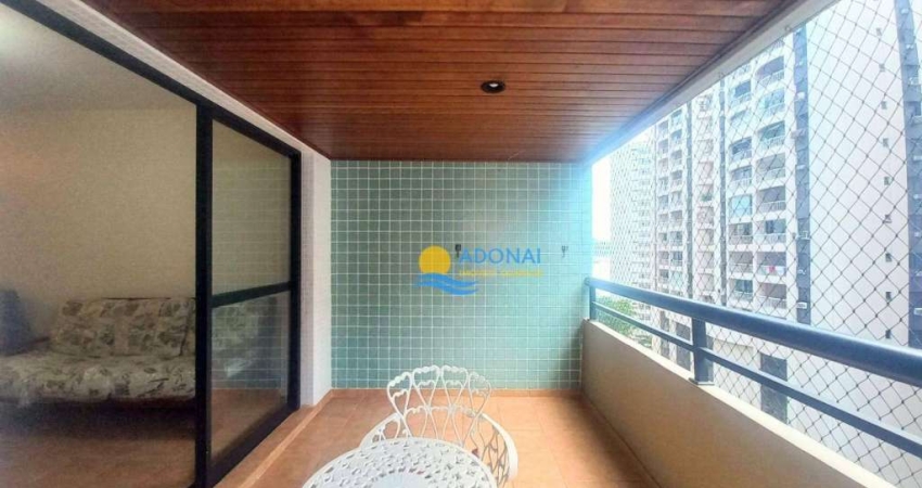 Apartamento com 3 dormitórios à venda, 100 m² por r$ 600.000,00 - pitangueiras - guarujá/sp