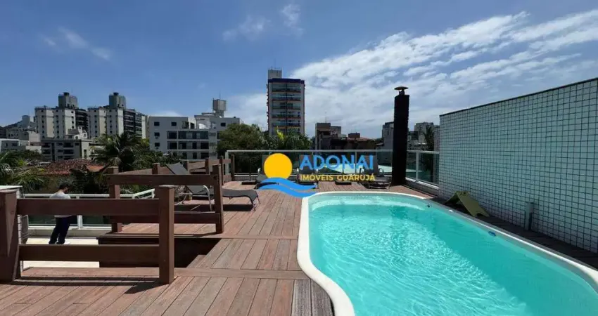 Apartamento com 3 dormitórios à venda, 179 m² por r$ 950.000,00 - tombo - guarujá/sp