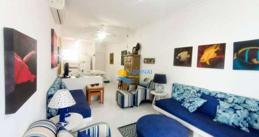 Apartamento com 2 dormitórios à venda, 95 m² por R$ 475.000,00 - Pitangueiras - Guarujá/SP