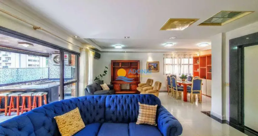 Apartamento com 4 dormitórios à venda, 190 m² por R$ 1.500.000,00 - Pitangueiras - Guarujá/SP