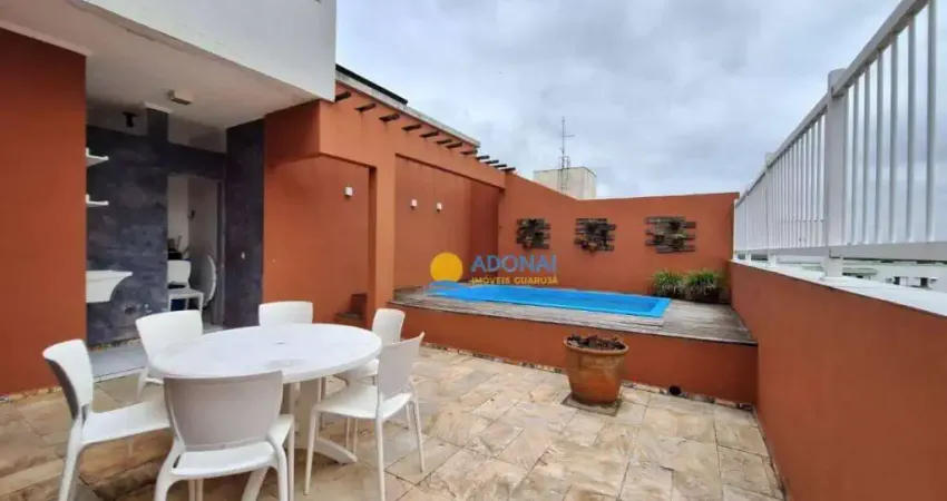 Cobertura com 3 dormitórios à venda, 140 m² por R$ 750.000,00 - Jardim Astúrias - Guarujá/SP