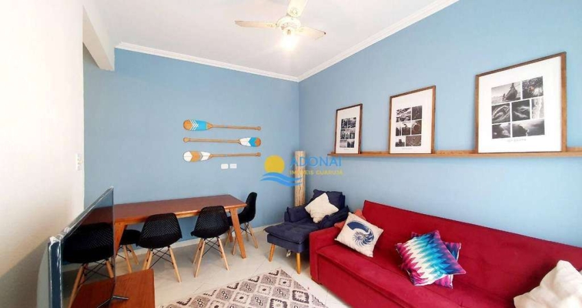 Apartamento com 1 dormitório à venda, 60 m² por R$ 400.000,00 - Pitangueiras - Guarujá/SP