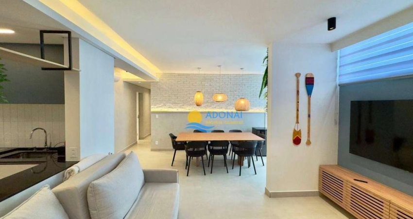 Apartamento com 3 dormitórios à venda, 110 m² por R$ 650.000,00 - Pitangueiras - Guarujá/SP
